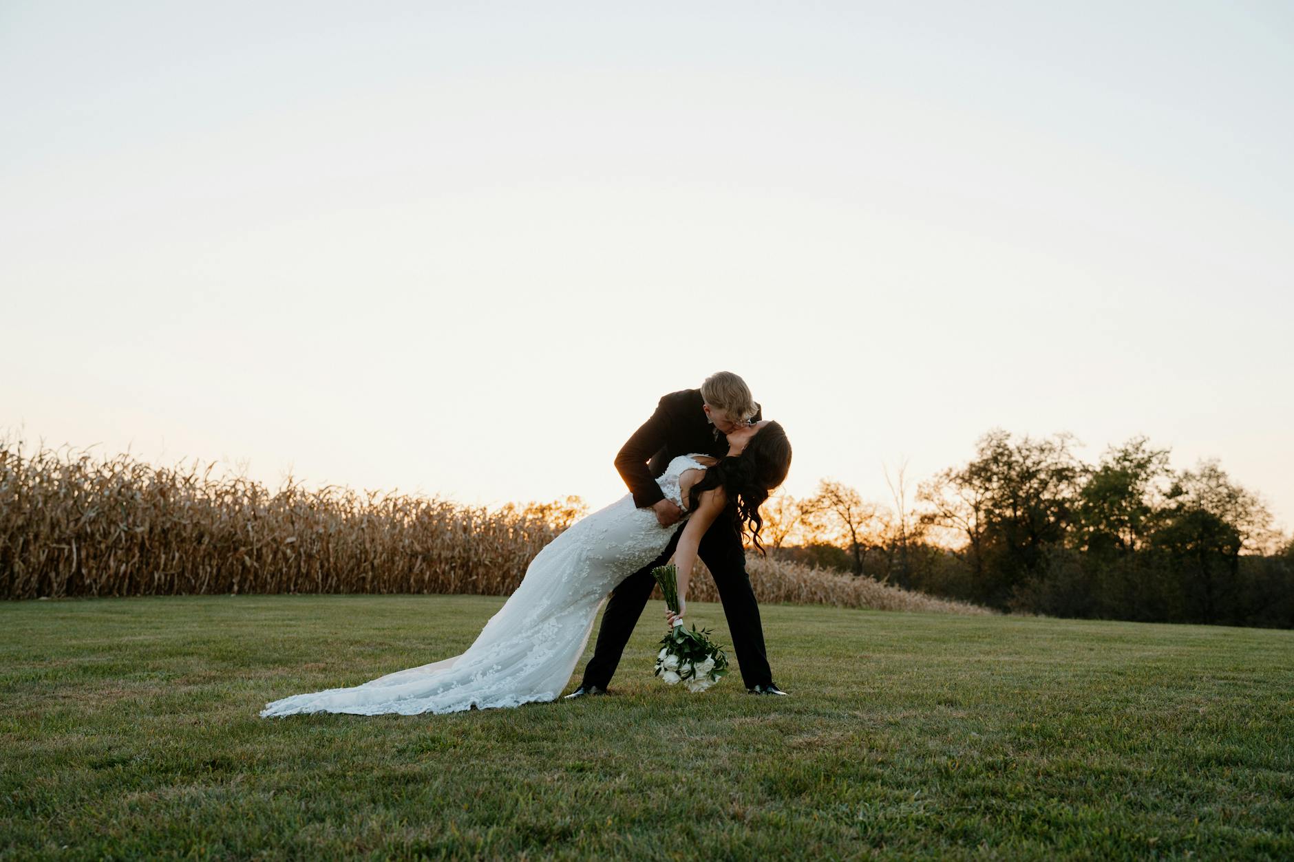 Bride and Groom in Wisconsin elopement