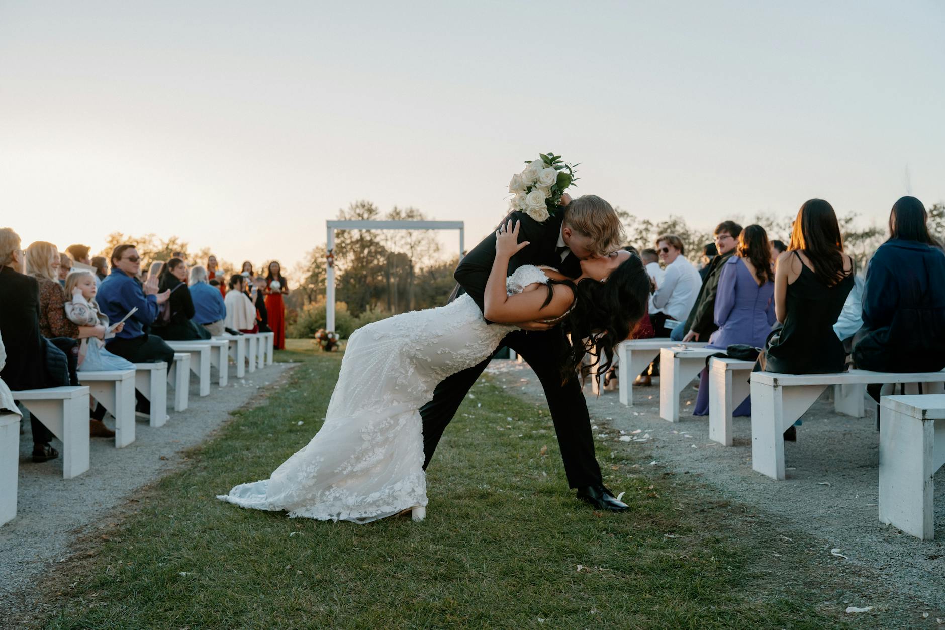 Bride and Groom in Wisconsin elopement