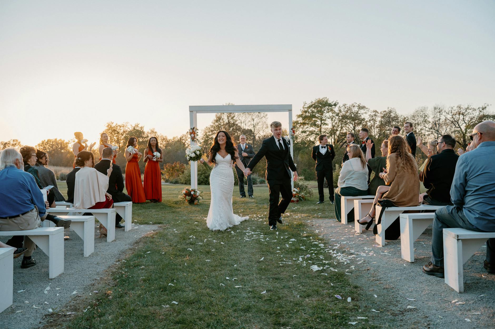 Bride and Groom in Wisconsin elopement