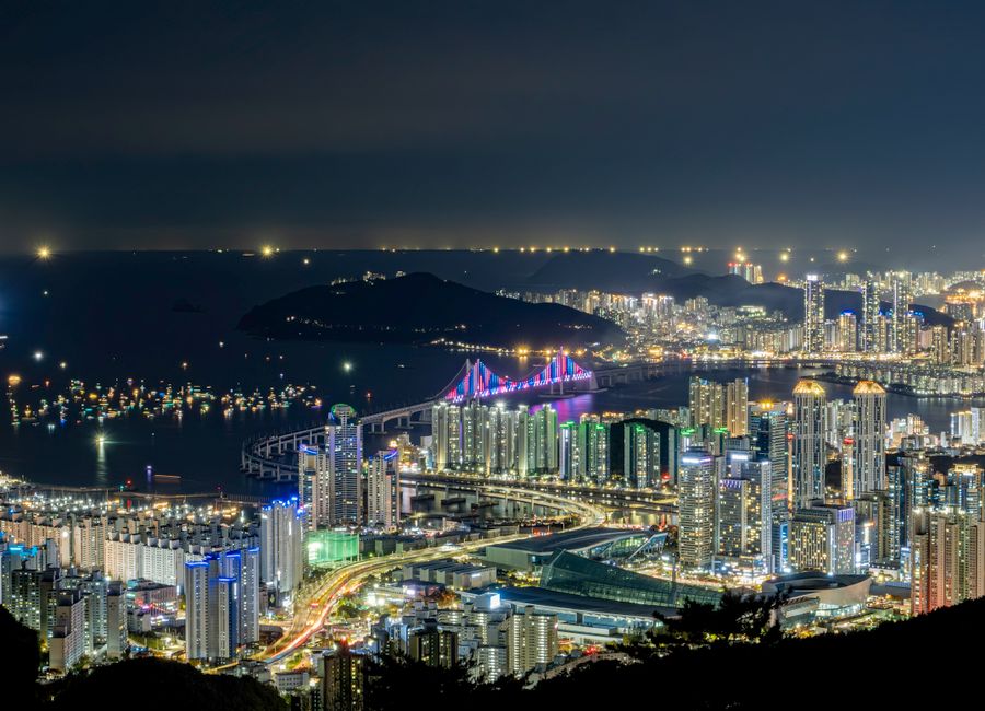 Busan, South Korea — streets and everyday scenes · stay connected with a Busan eSIM from My Holiday SIM