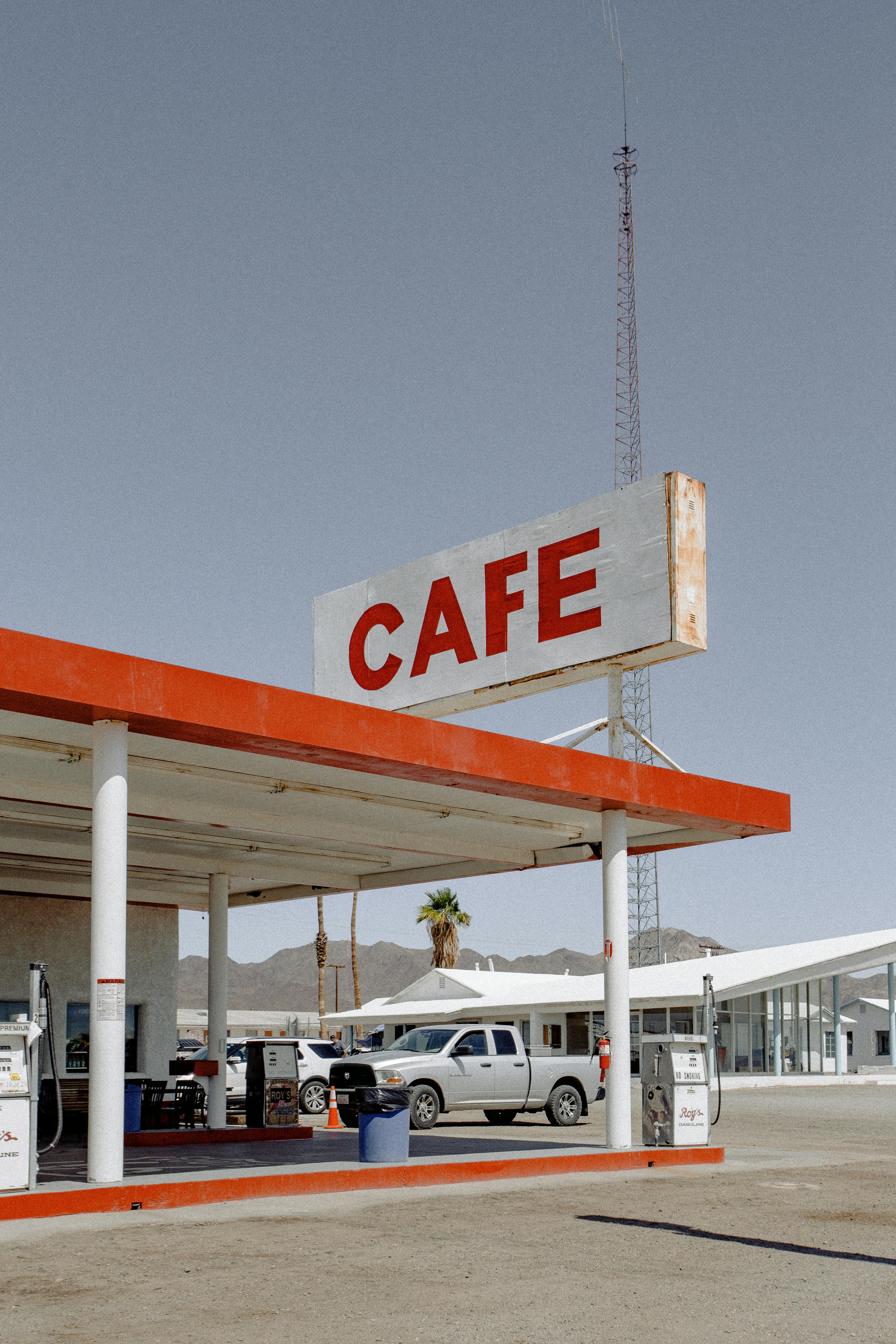 cafe at the gasoline station
