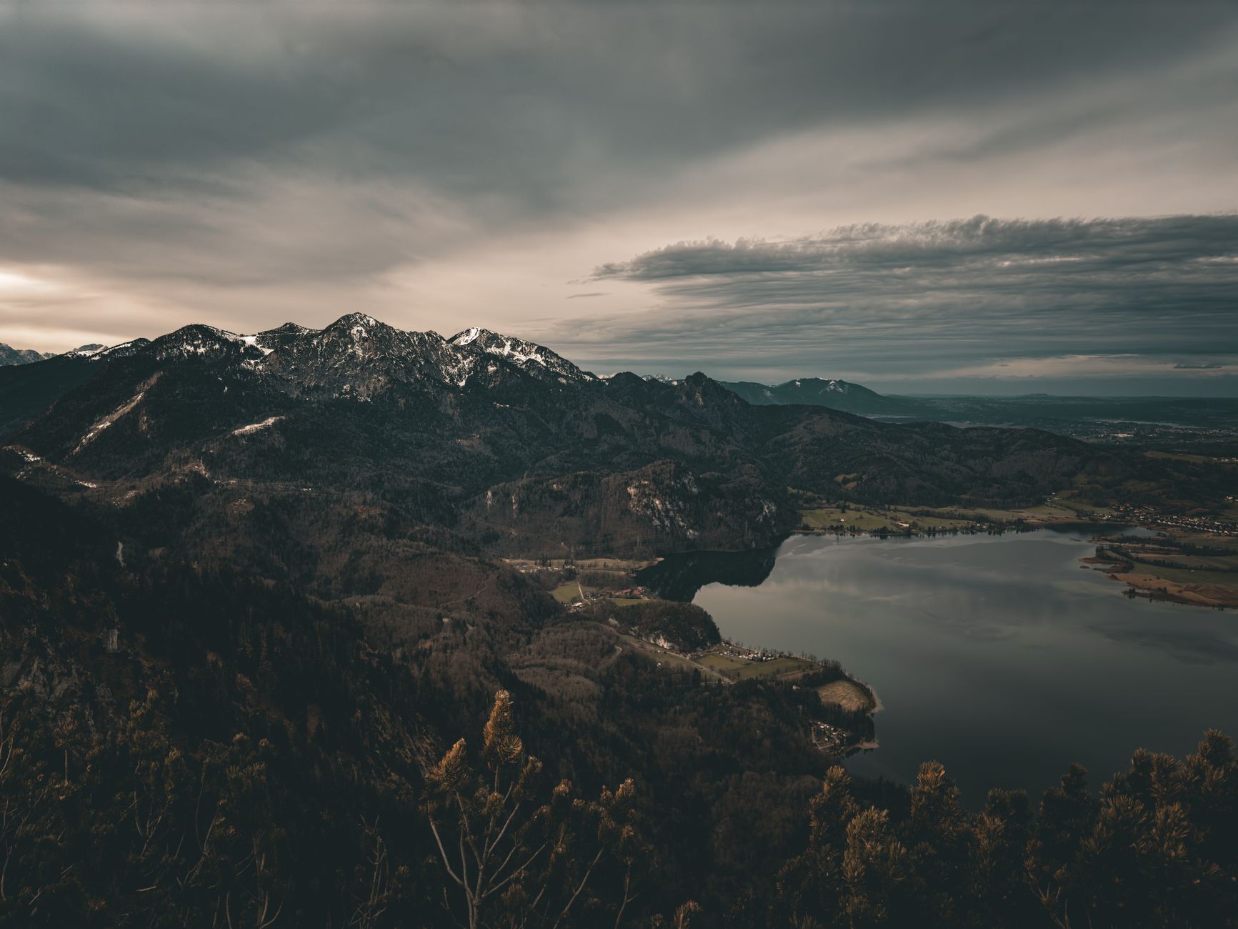 Majestätische Naturszene mit Dramatisch & Luftaufnahme