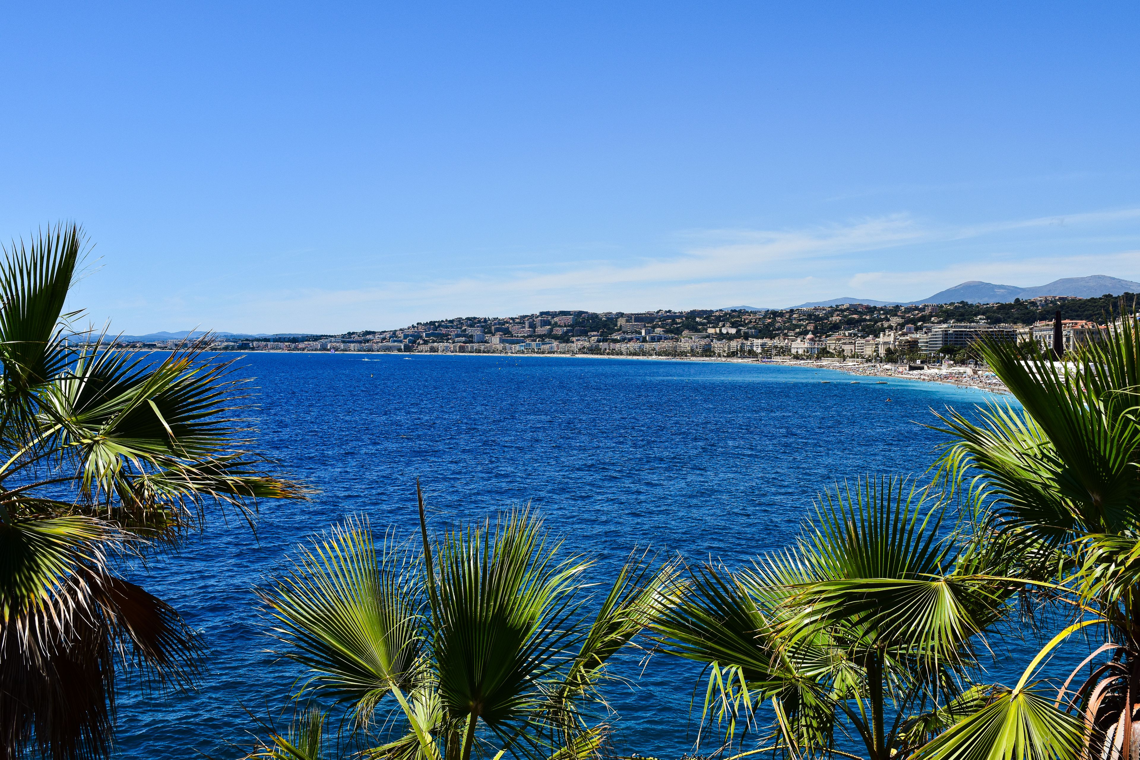 Côte azuréenne et Méditerranée à l'ouest de Nice