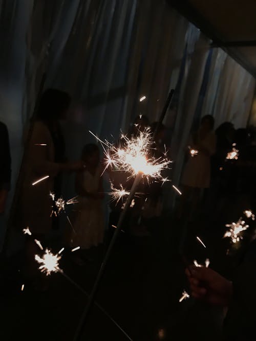 Free stock photo of fire, party, sparkler