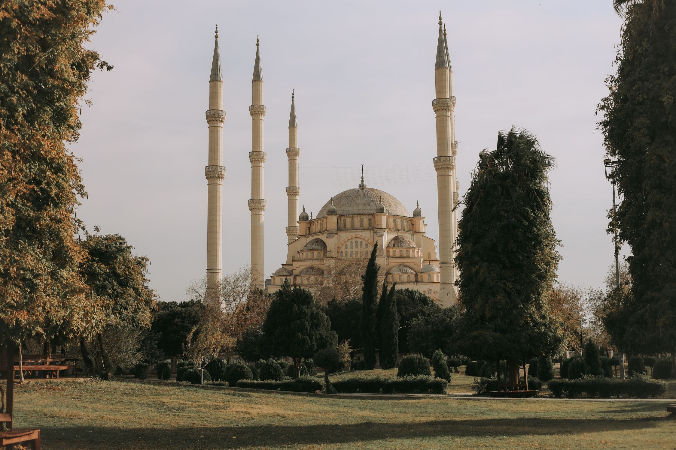 Mosque Adamar Beautiful View of Sabancı Central Mosque in Adana, Türkiye · Free Stock ...
