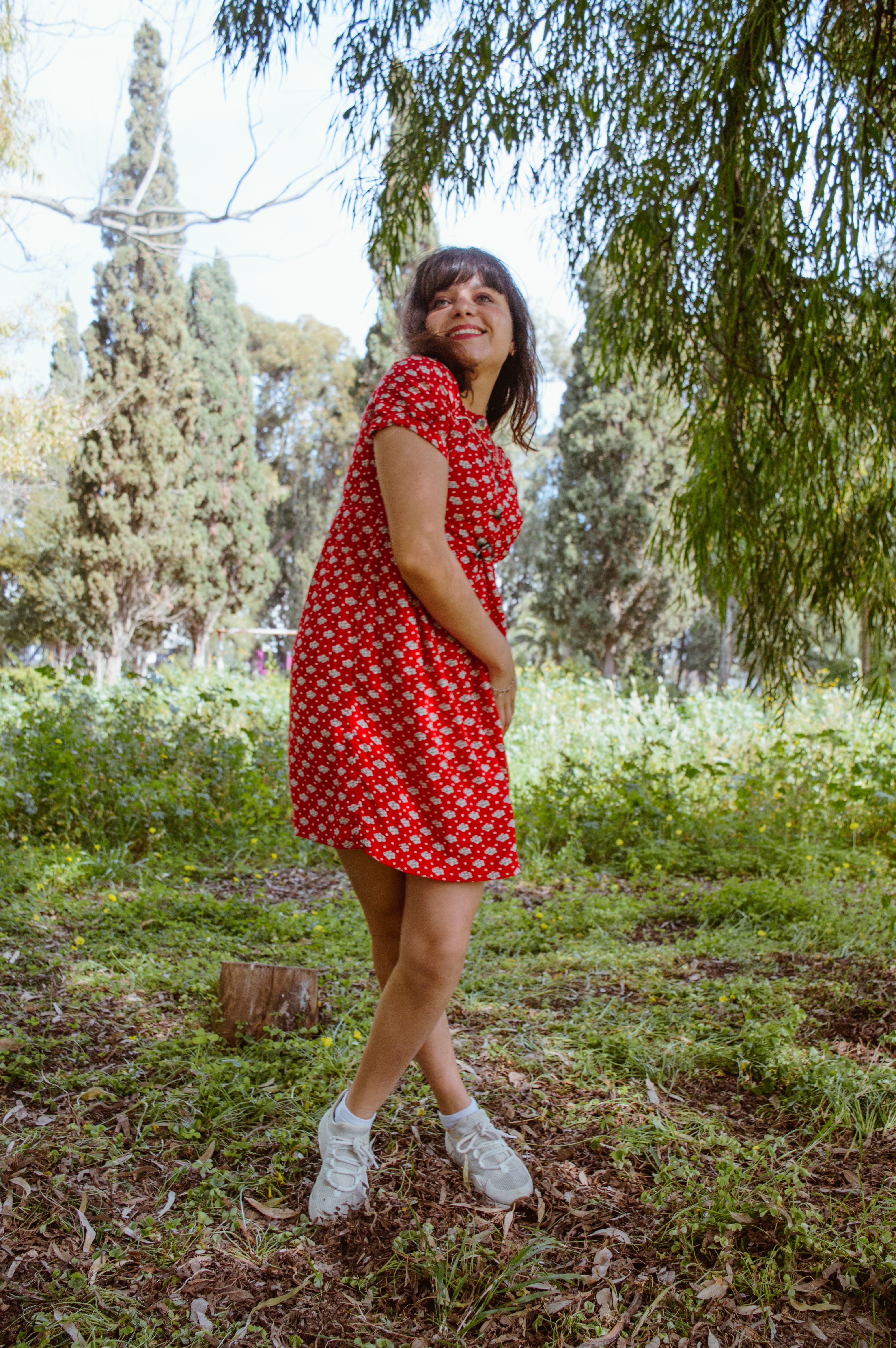 Vestido Floral Vermelho