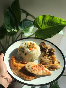 Chicken Breast, Sauteed, Skin Eaten