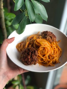 Spaghetti And Meatballs Dinner