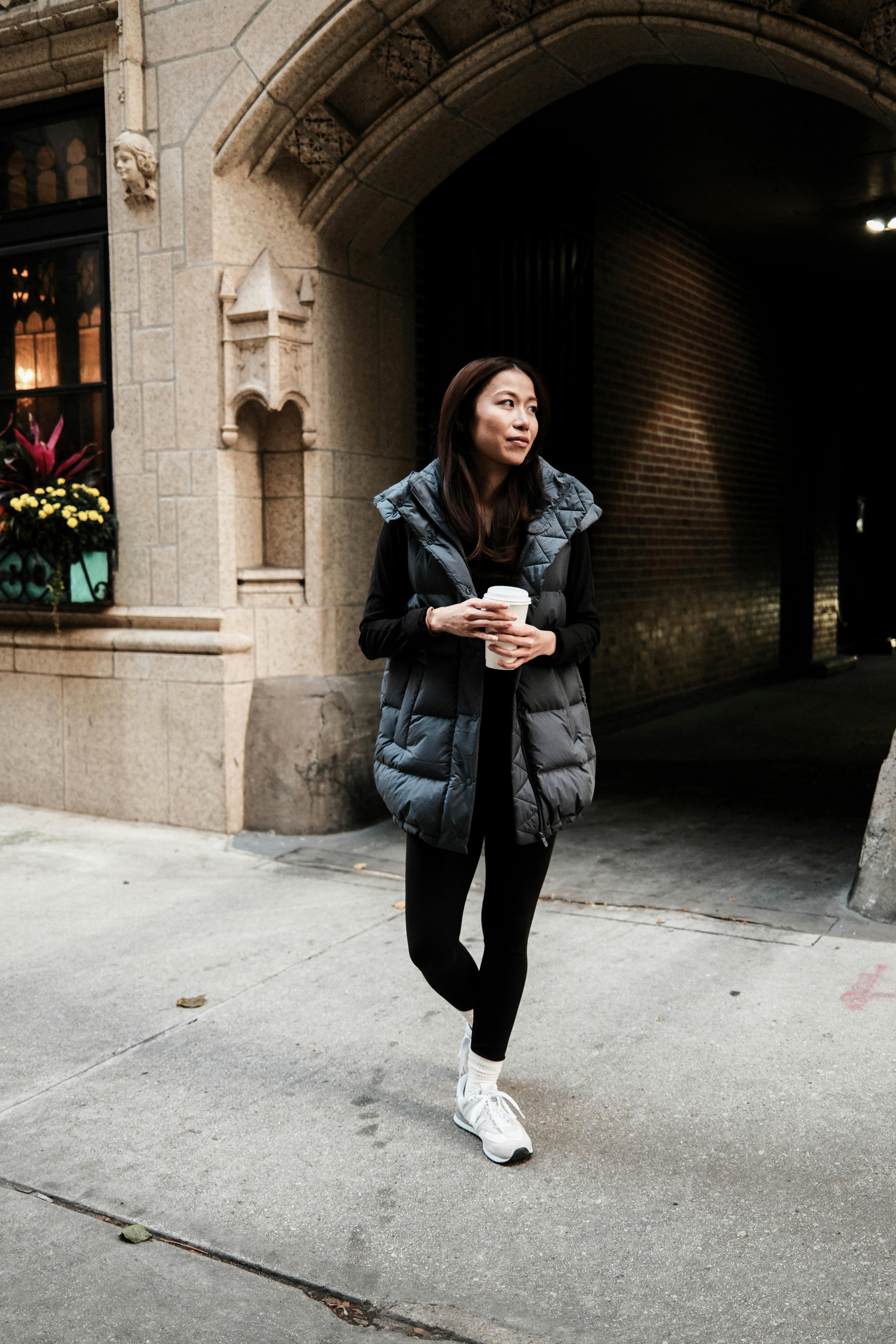 H&M Conscious Recycled Polyester Puffer Vest
