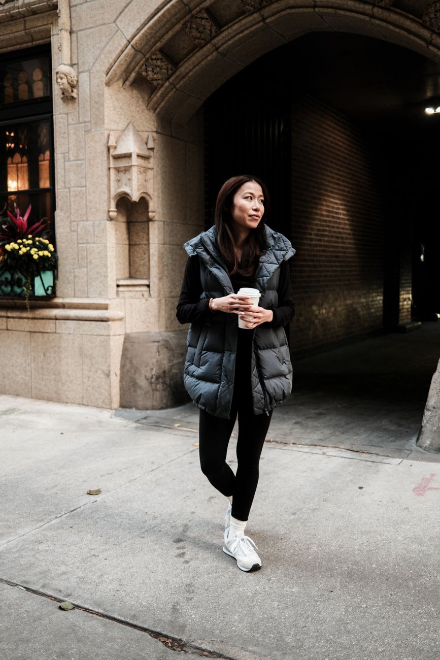 H&M Conscious Recycled Polyester Puffer Vest