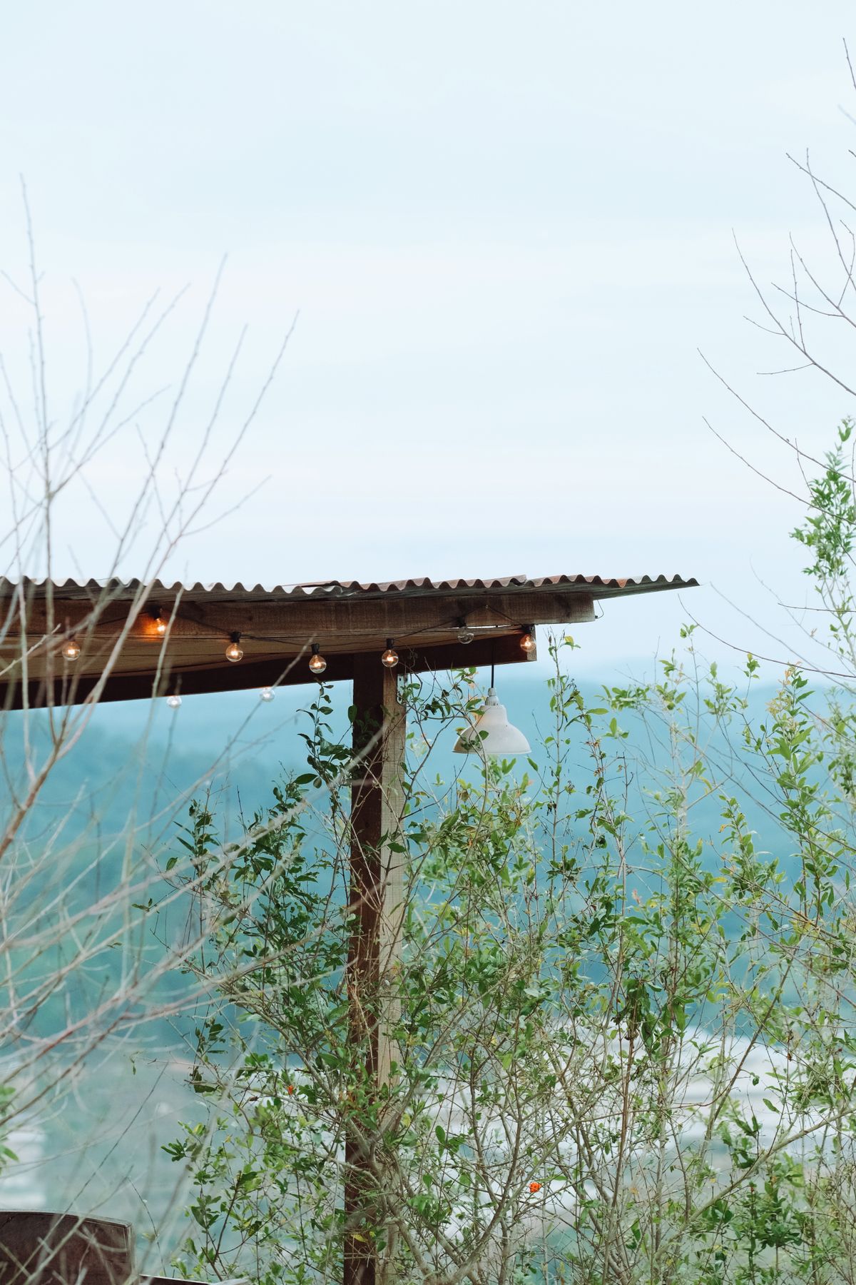 Rooftop deck with scenic outdoor view
