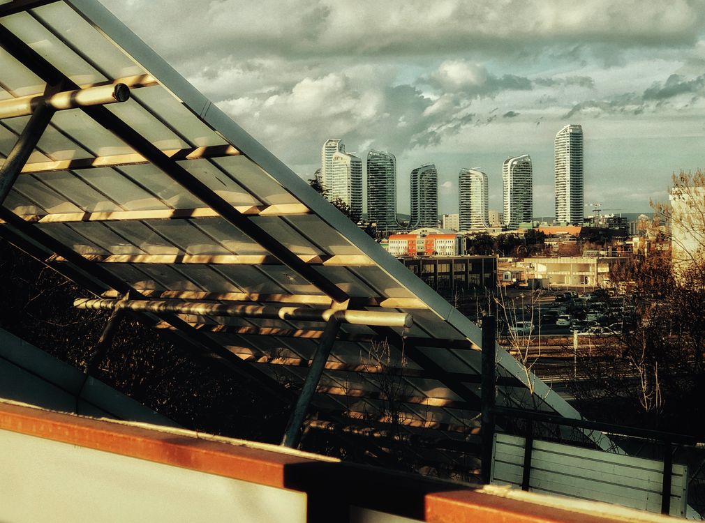 Unique High Rises Modern Urban Skyline with Unique High-Rise Towers · Free Stock Photo