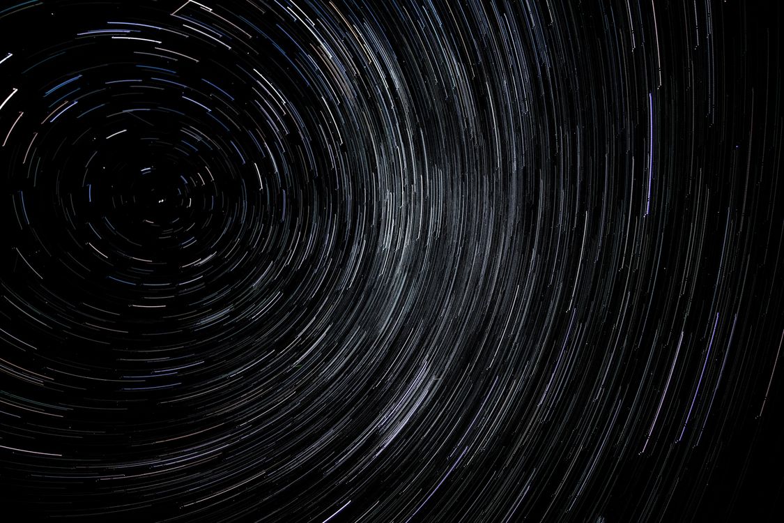 Mesmerizing Star Trails in the French Sky · Free Stock Photo