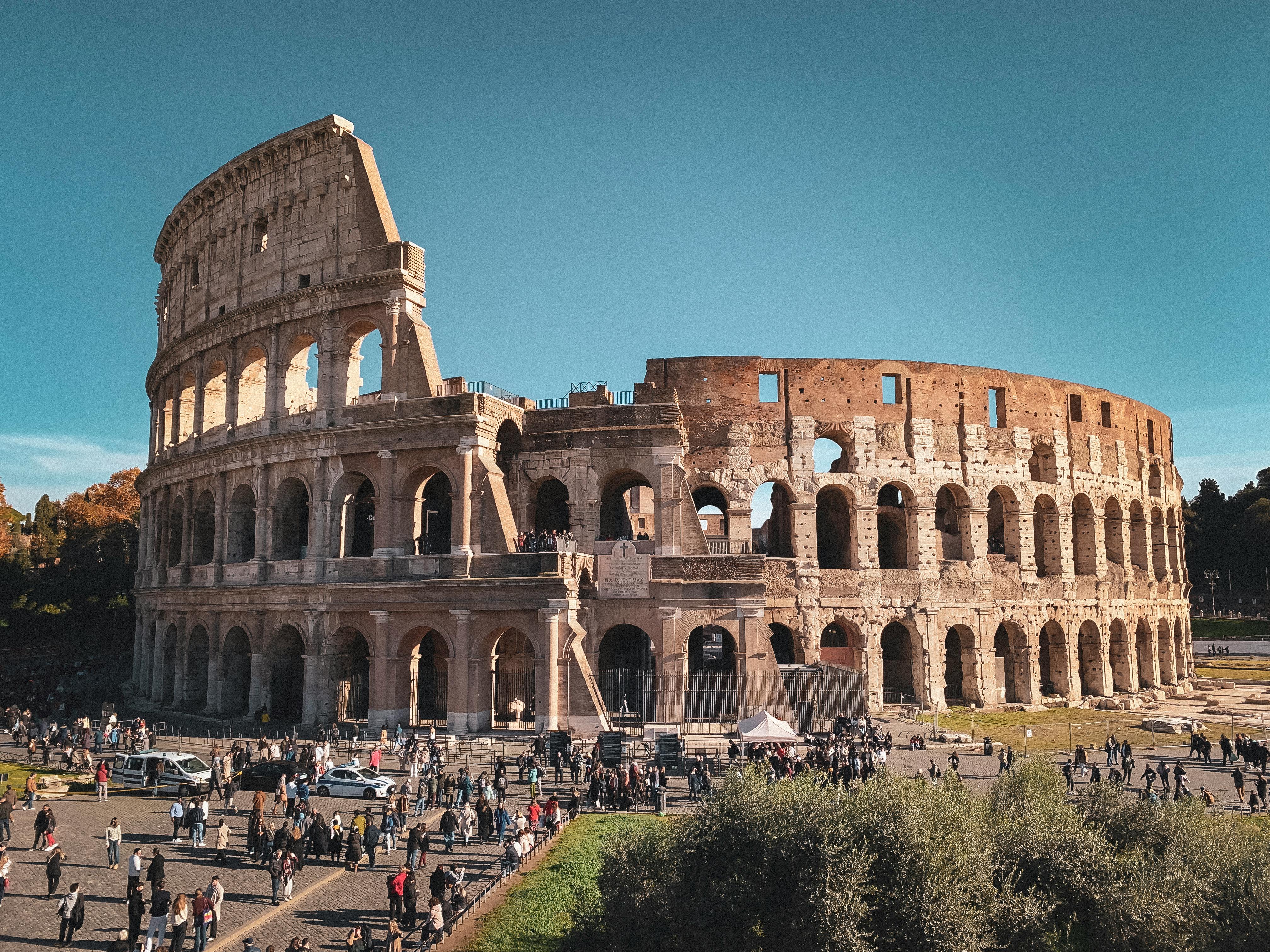 Majestic View of the Roman Colosseum in Rome