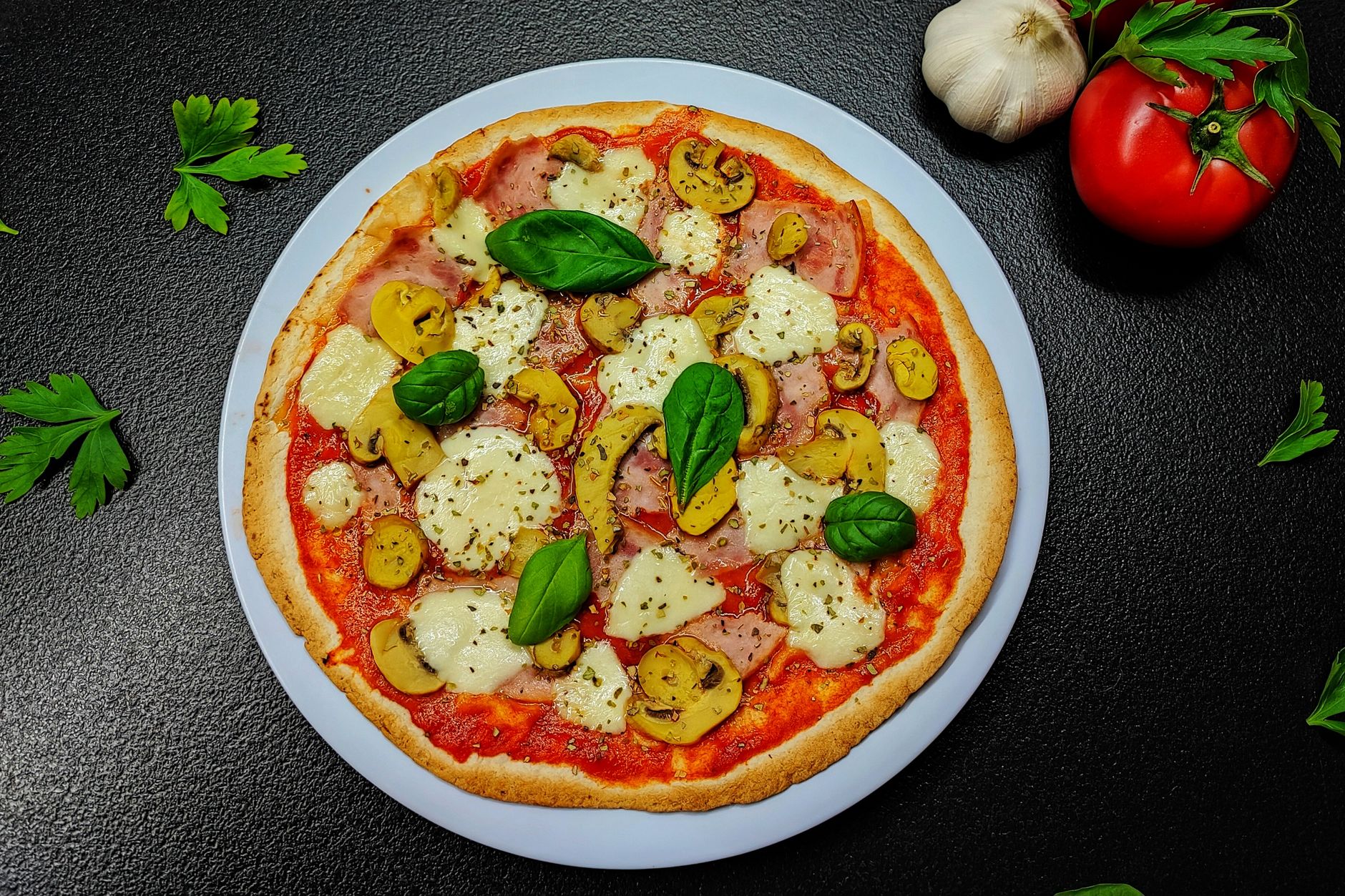 Crispy Tortilla Pizza