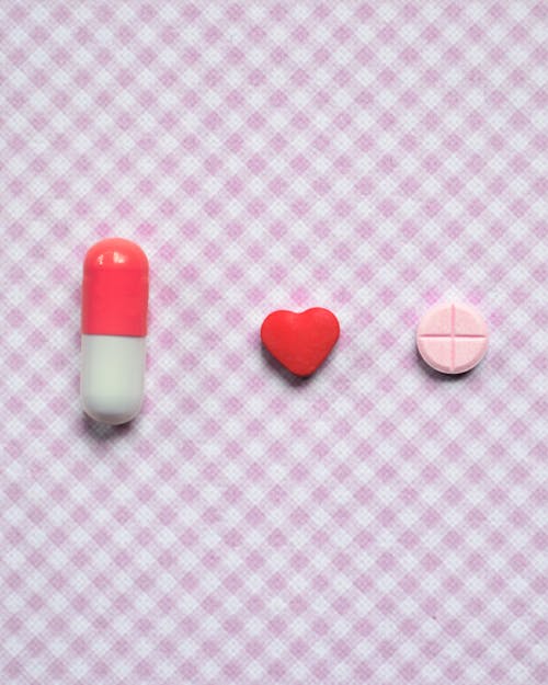 Three Assorted Shape Medication Pills