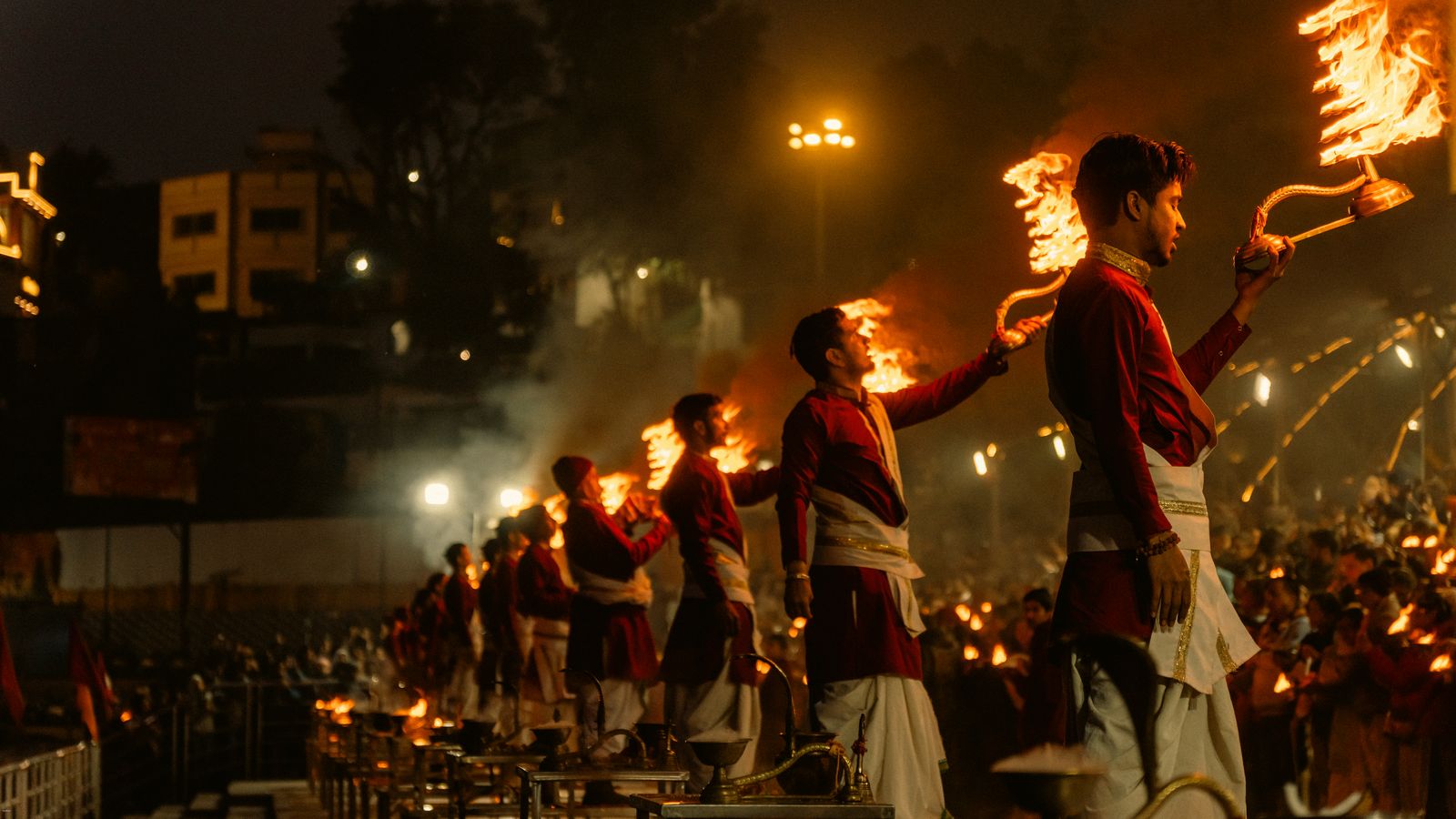 Ganga Aarti ritual, Rishikesh