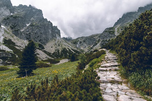 探索雄伟的维索克·塔特里山脉，那里有风景优美的岩石小径和郁郁葱葱的绿意