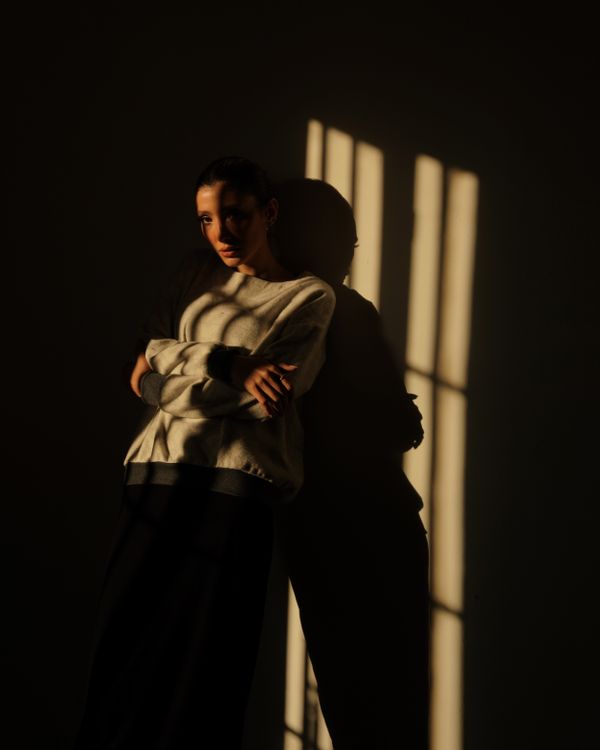 Dramatic Shadows Portrait Moody Portrait with Dramatic Shadows and Light · Free Stock Photo