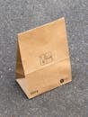 Eco-friendly Kraft Paper Bag on Pavement