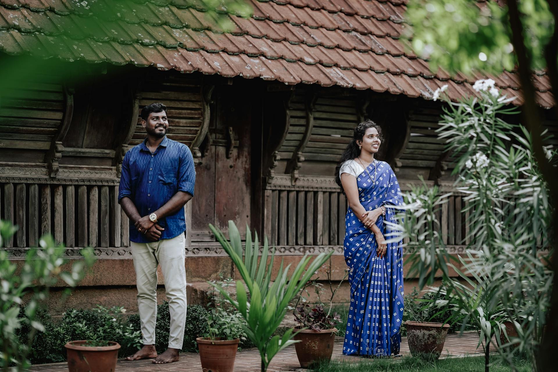 Free stock photo of artistic wedding, blue saree, indian