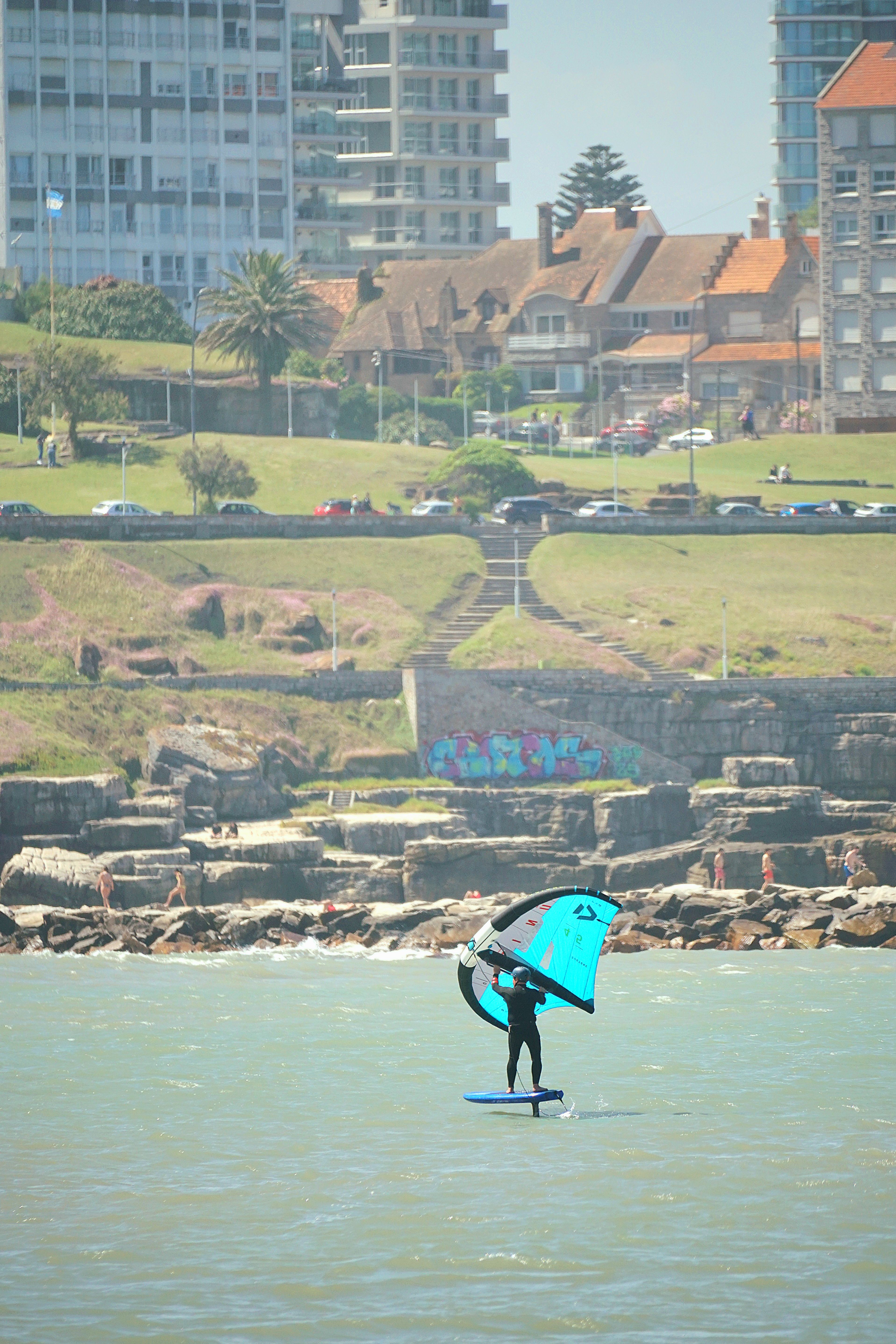 Kitesurfer comparativa wingfoil