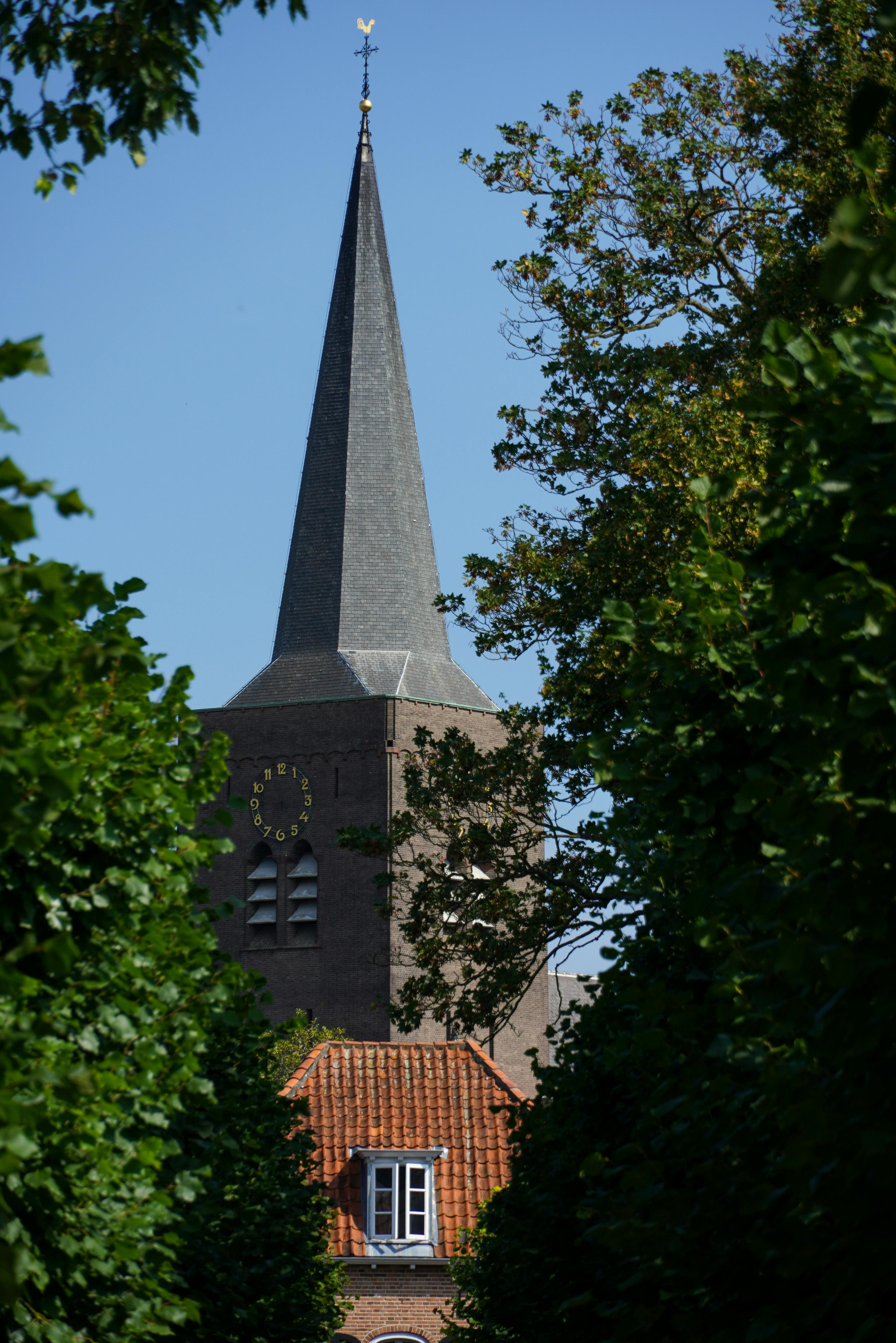 historic church tower in wijk bij duurstede