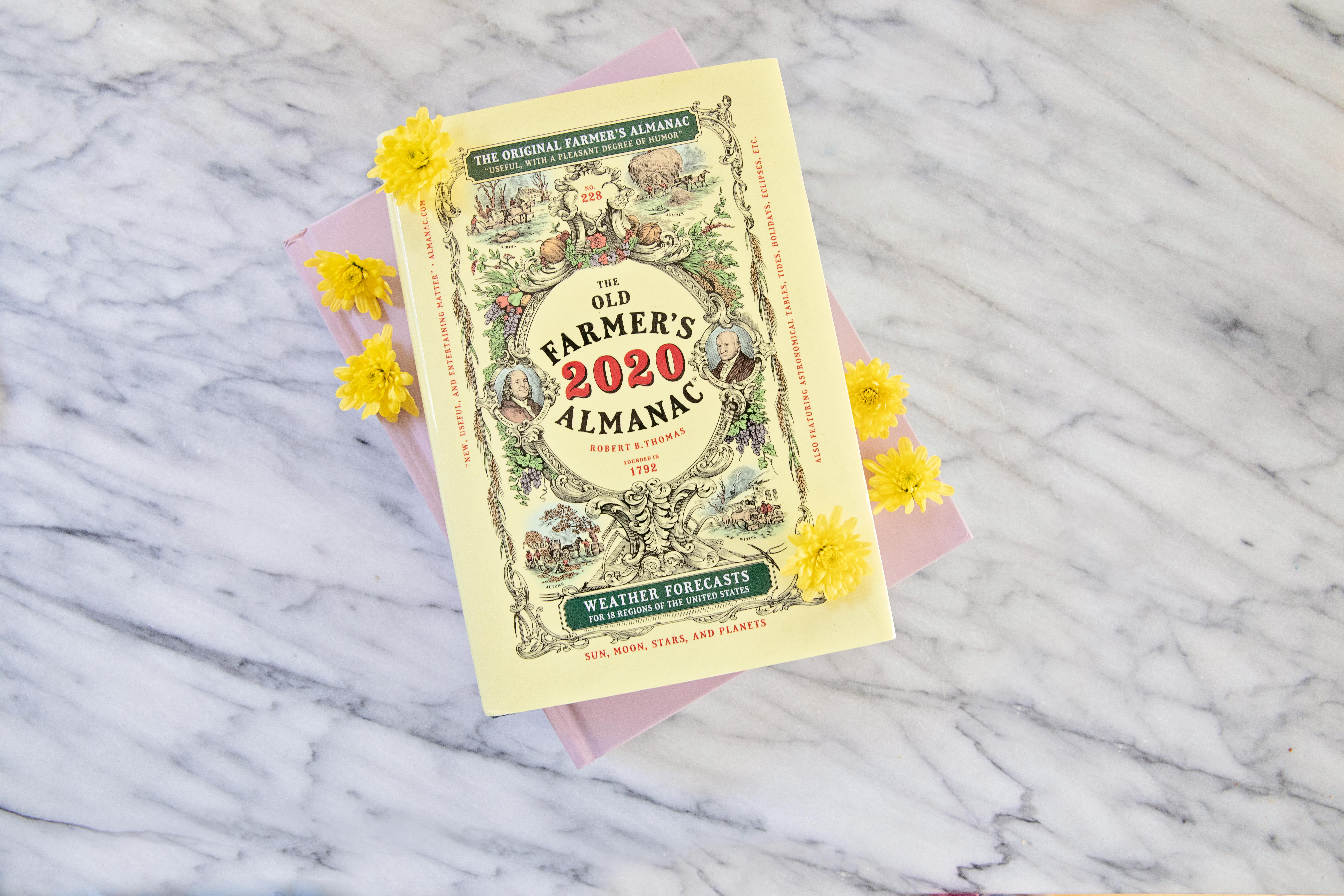 Free stock photo of 2020, book, Farmers Almanac