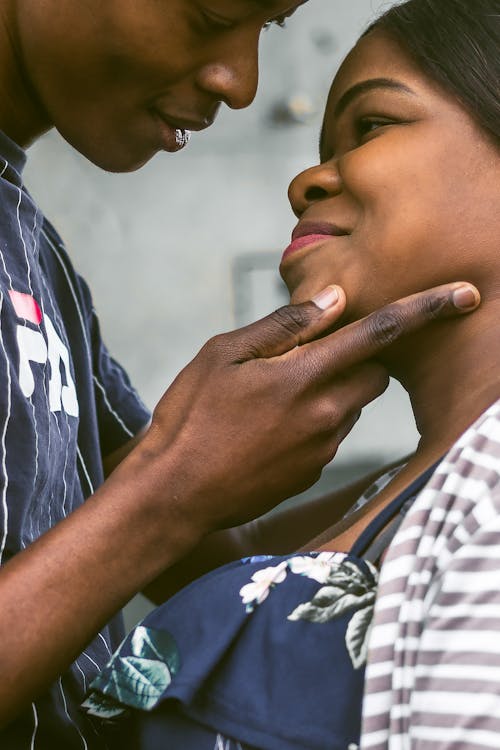Free Couple About To Kiss Stock Photo