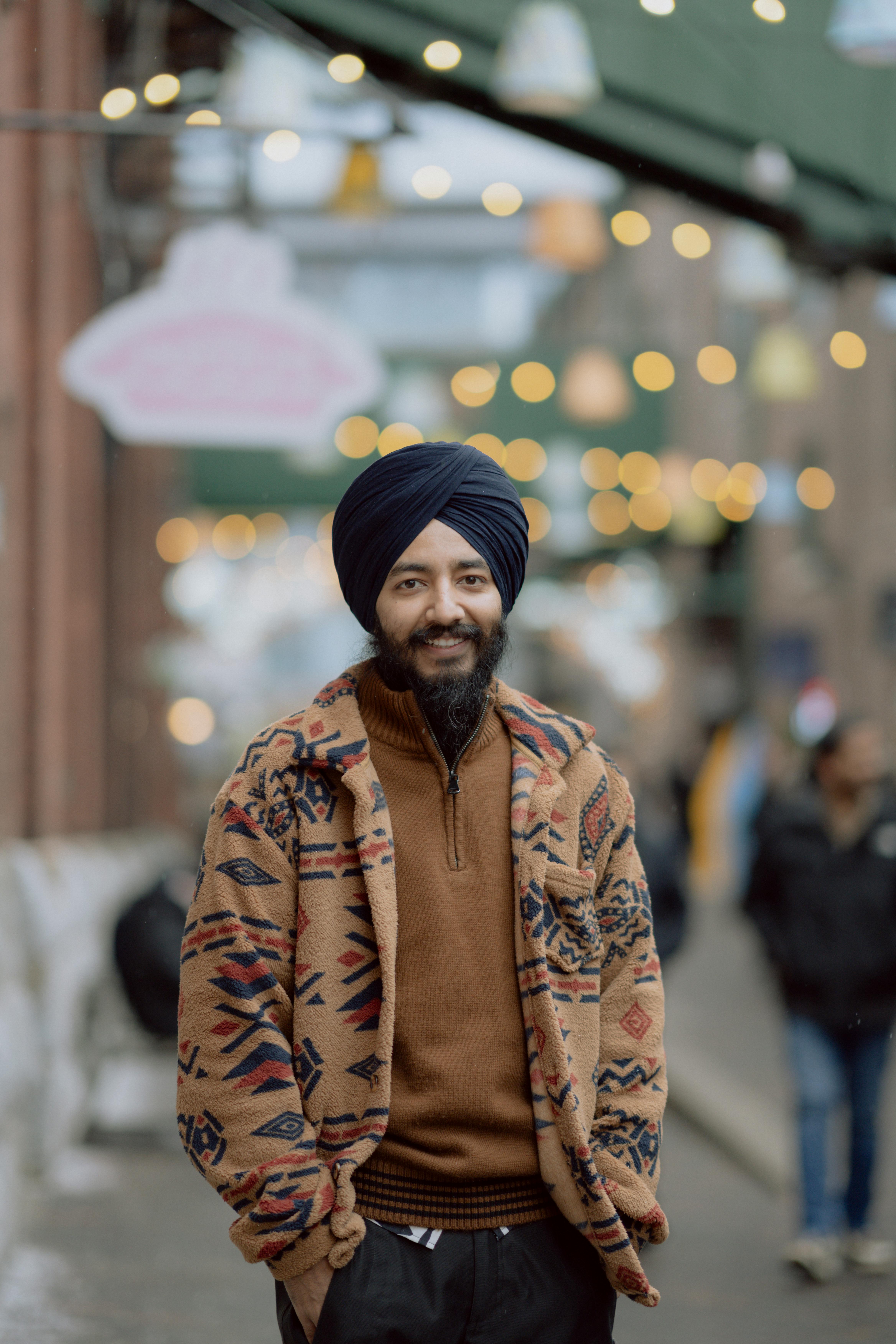 warm winter portrait in toronto streets