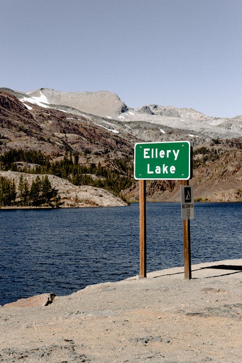 gratis Ellery Lake Signage Stockfoto