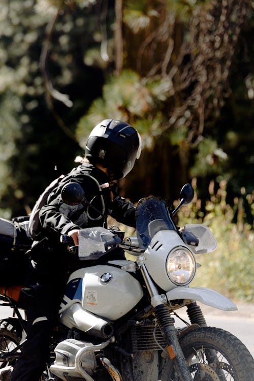 Man Riding Sports Bike