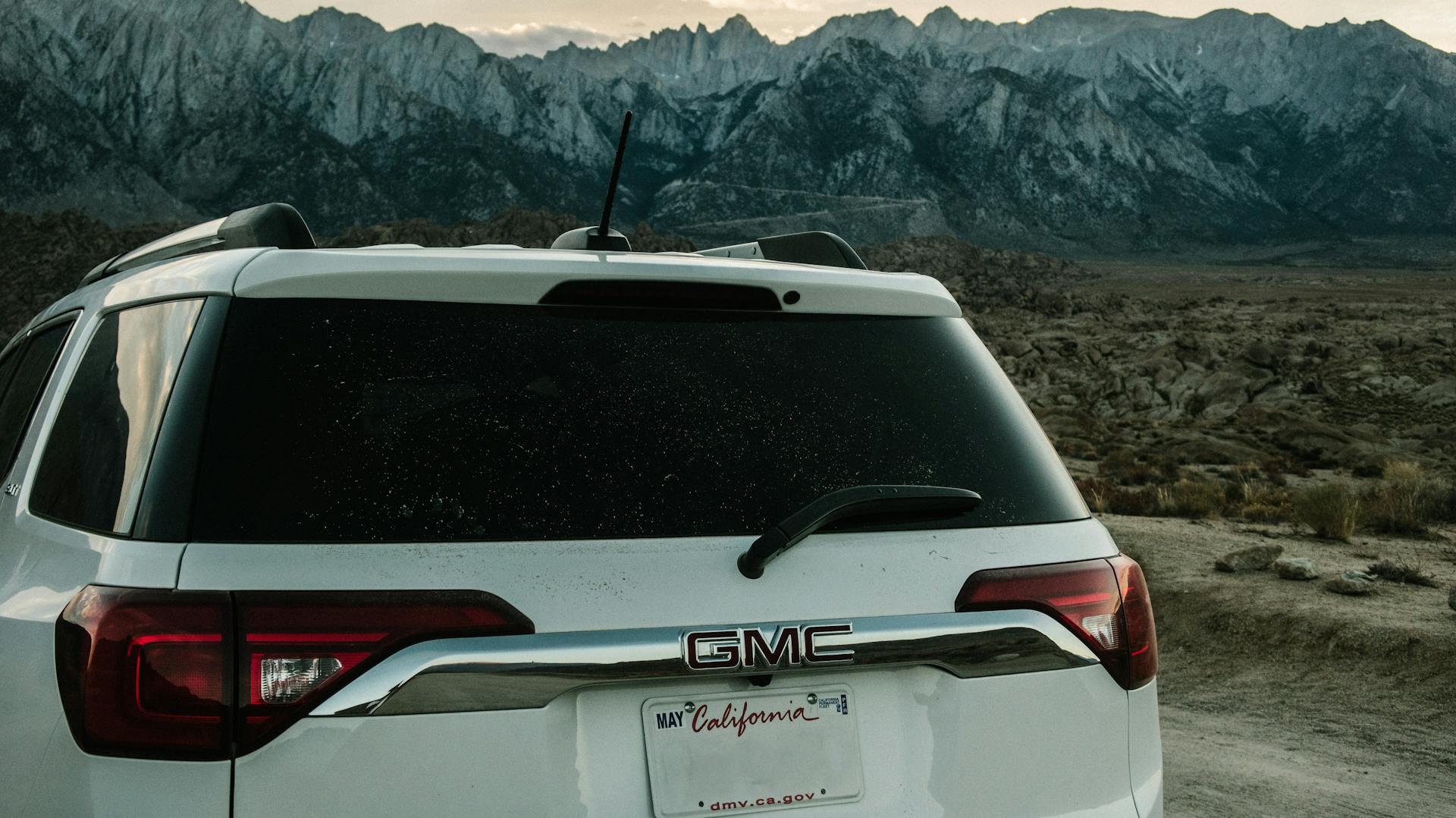 White Gmc Suv