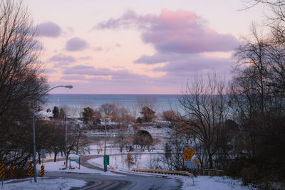 Lake Ontario shoreline in winter light, photo by Anurag Jamwal on Pexels