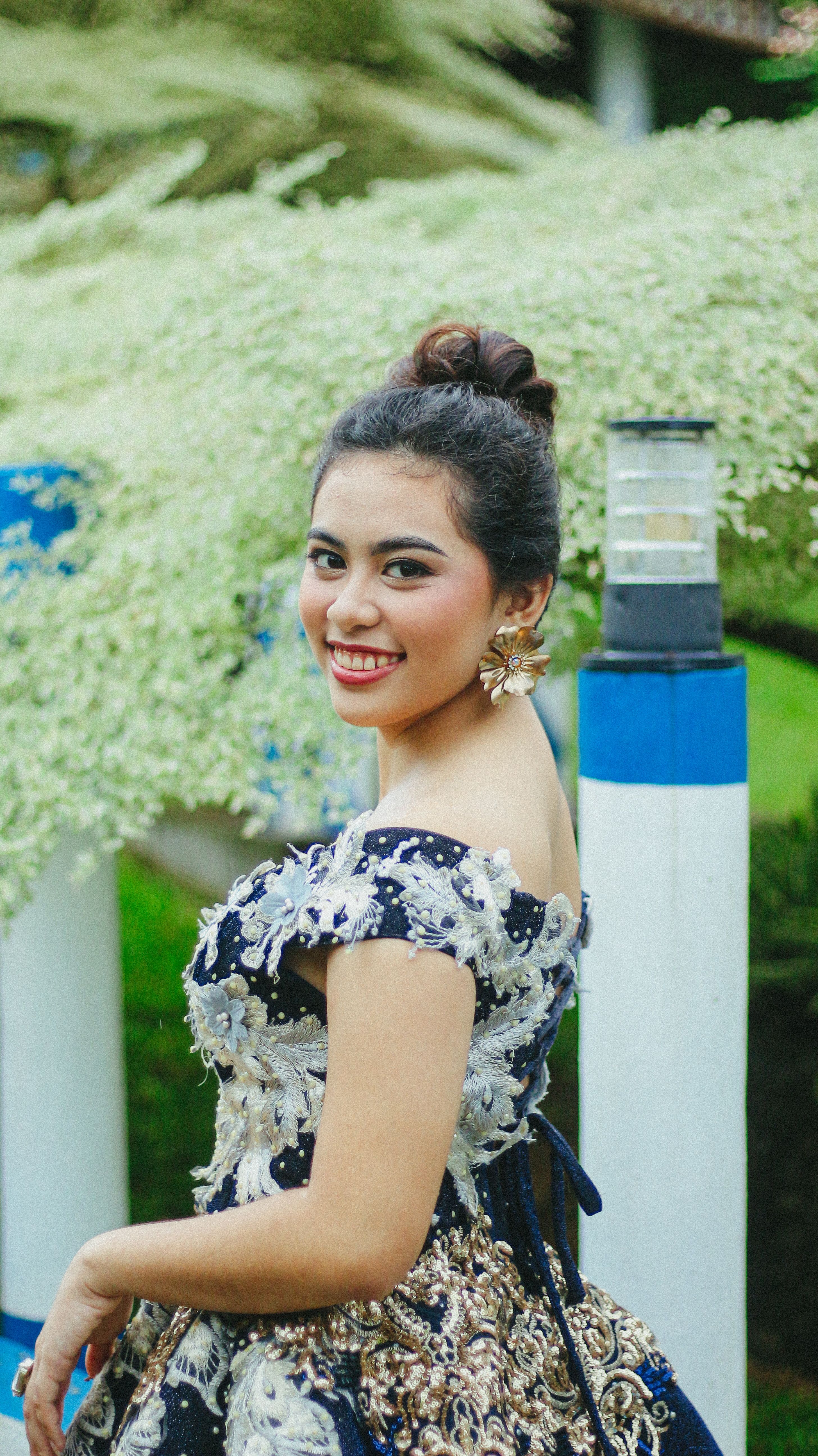 Robe de soirée bleue