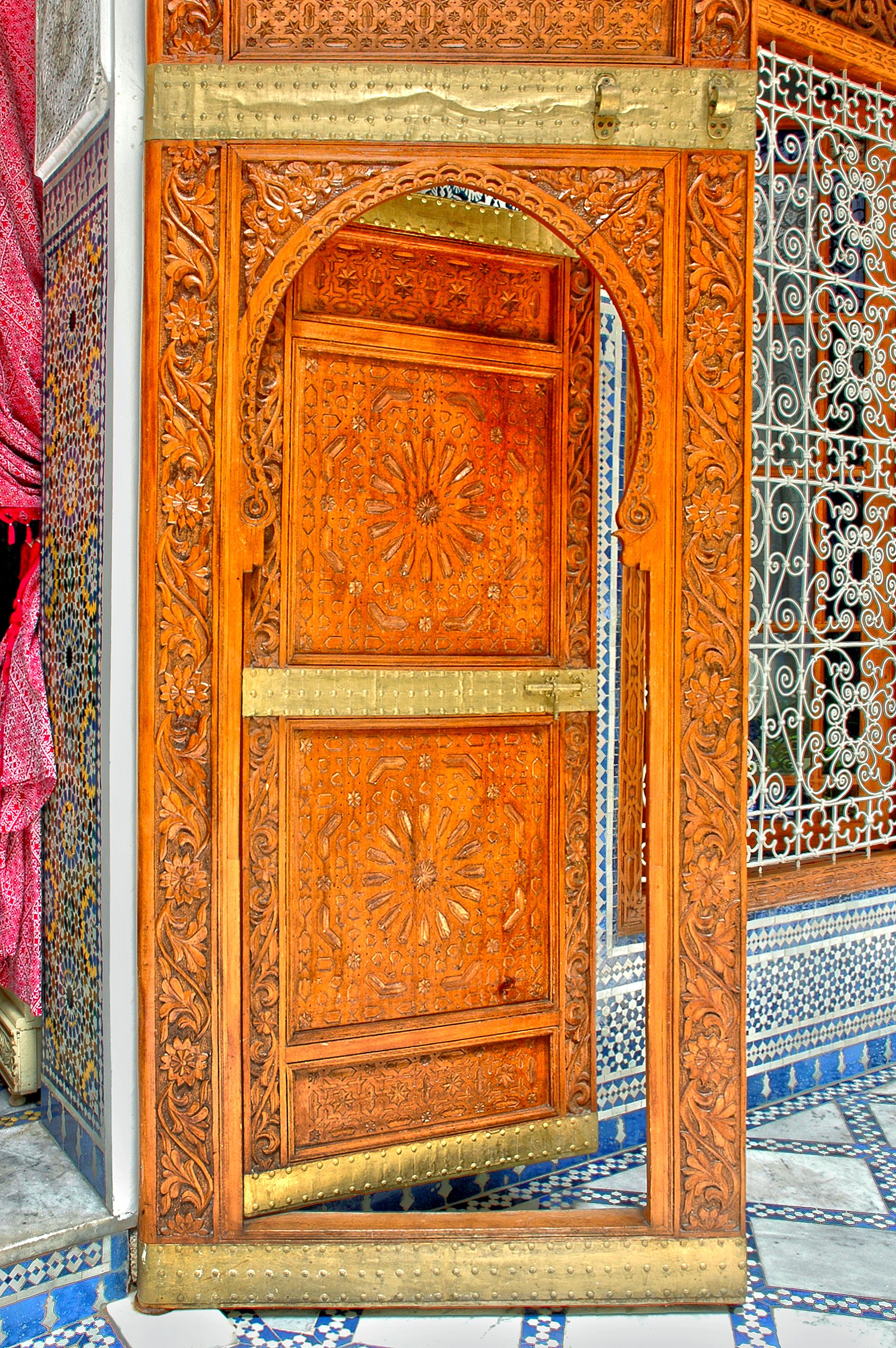 Porte Marocaine En Bois