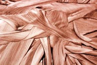 Abstract Texture of Brown Swirling Brush Strokes