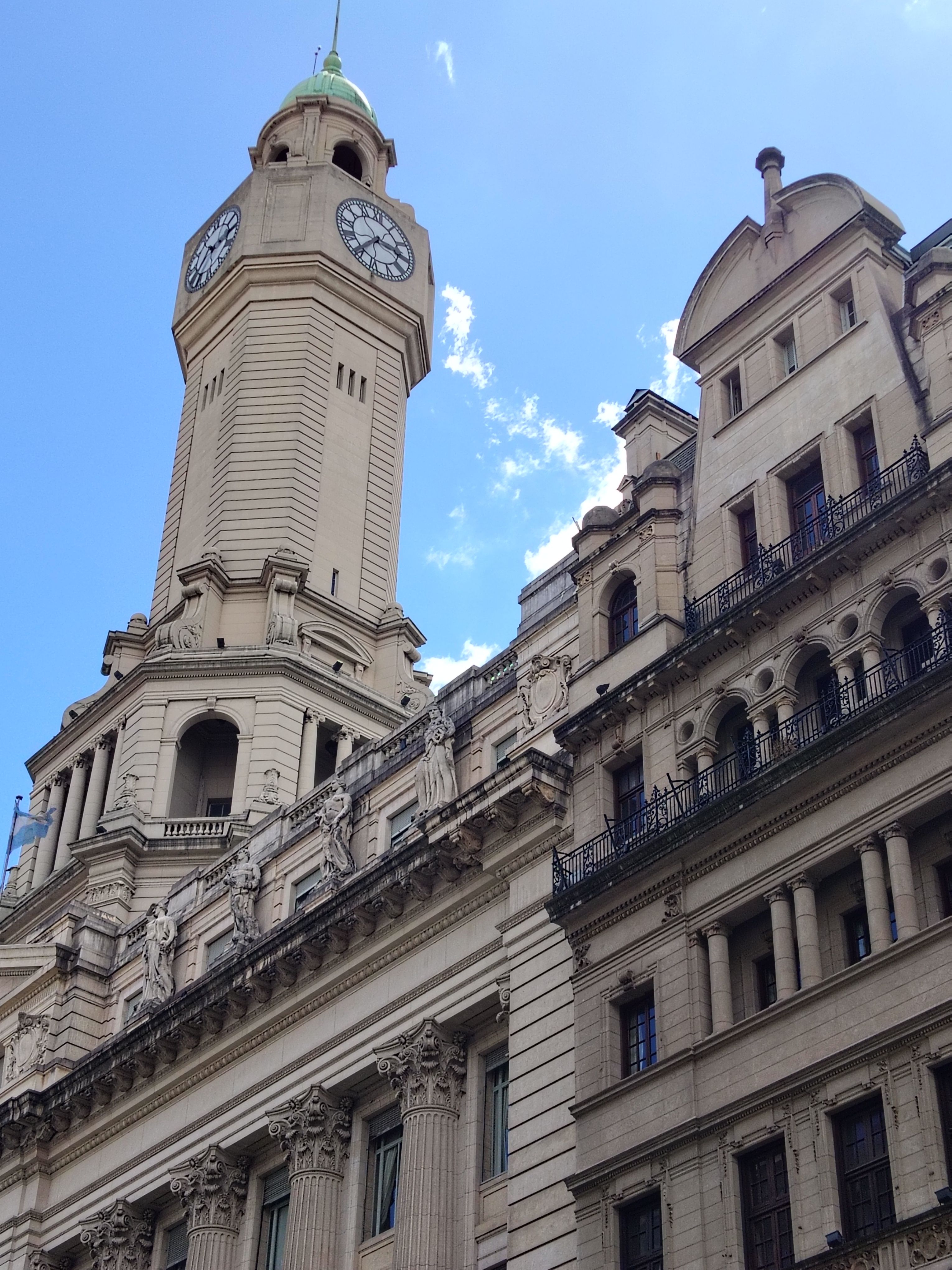 Historic Clock Tower Against Clear Blue Sky · Free Stock Photo