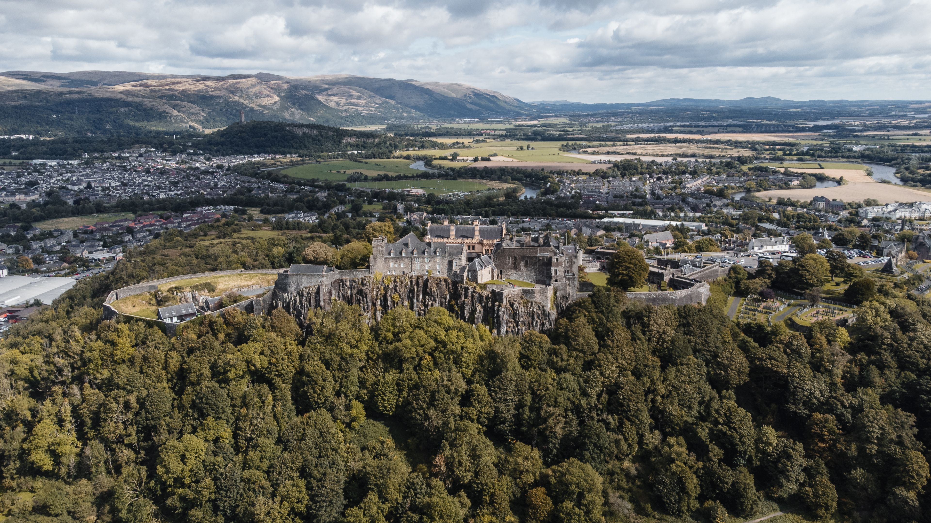 Stirling Castle volcanic rock