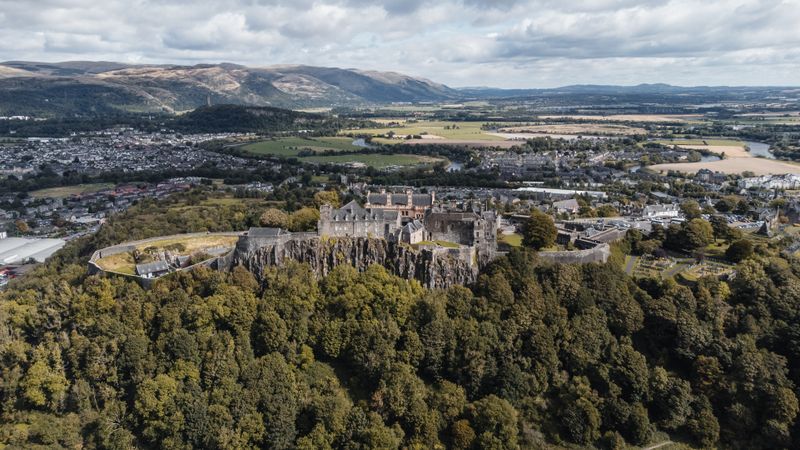 Stirling and the surrounding countryside