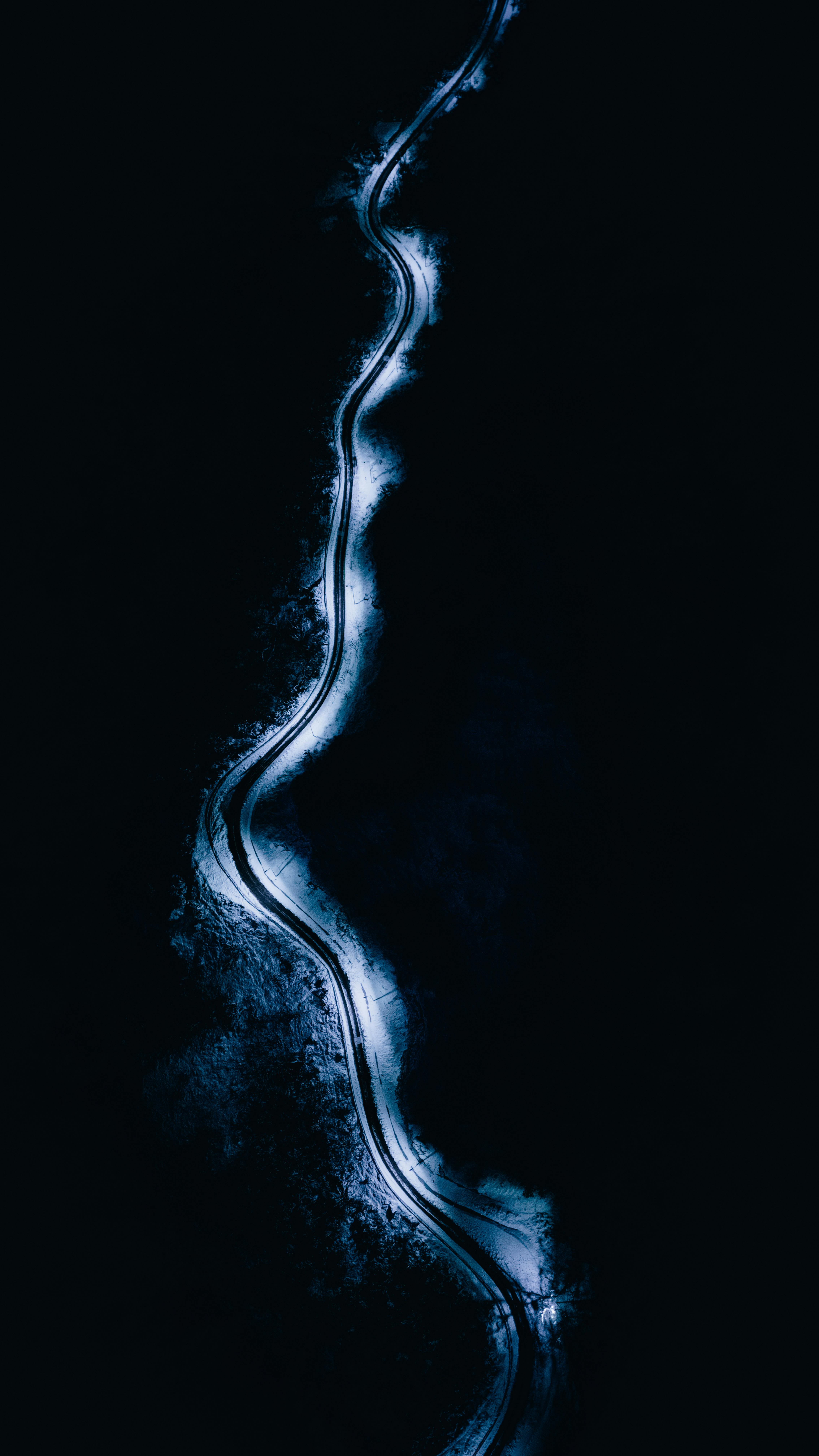 Gratis Jalan Musim Dingin Foto Stok