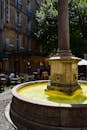 Historic Fountain in Aix-en-Provence Street Scene