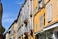 Charming Street in Aix-en-Provence, France