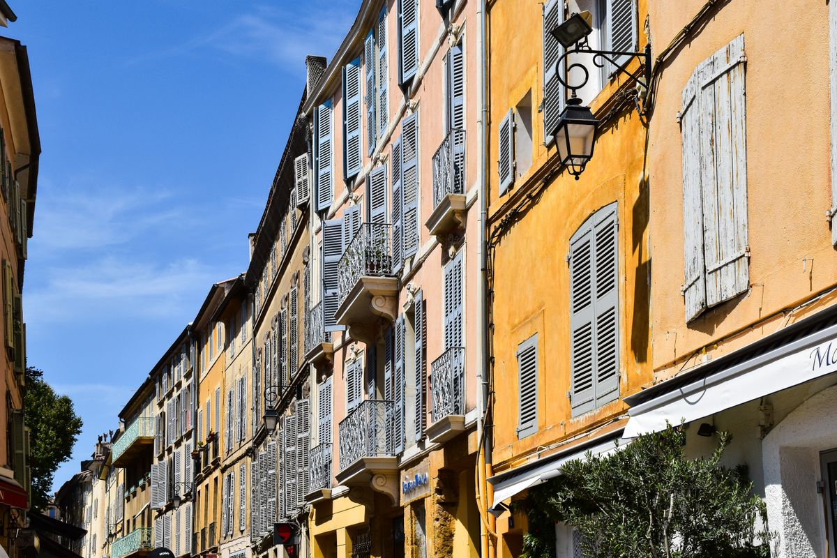 Rue historique &agrave; Aix-en-Provence