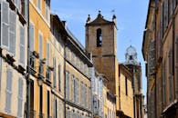 Charming Street View in Aix-en-Provence, France