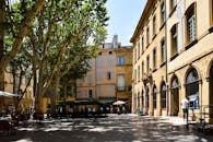 Charming Street Scene in Aix-en-Provence, France