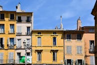 Charming Colorful Buildings in Aix-en-Provence