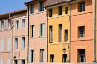 Charming Colorful Facades in Aix-en-Provence