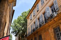 Charming Street View in Aix-en-Provence, France