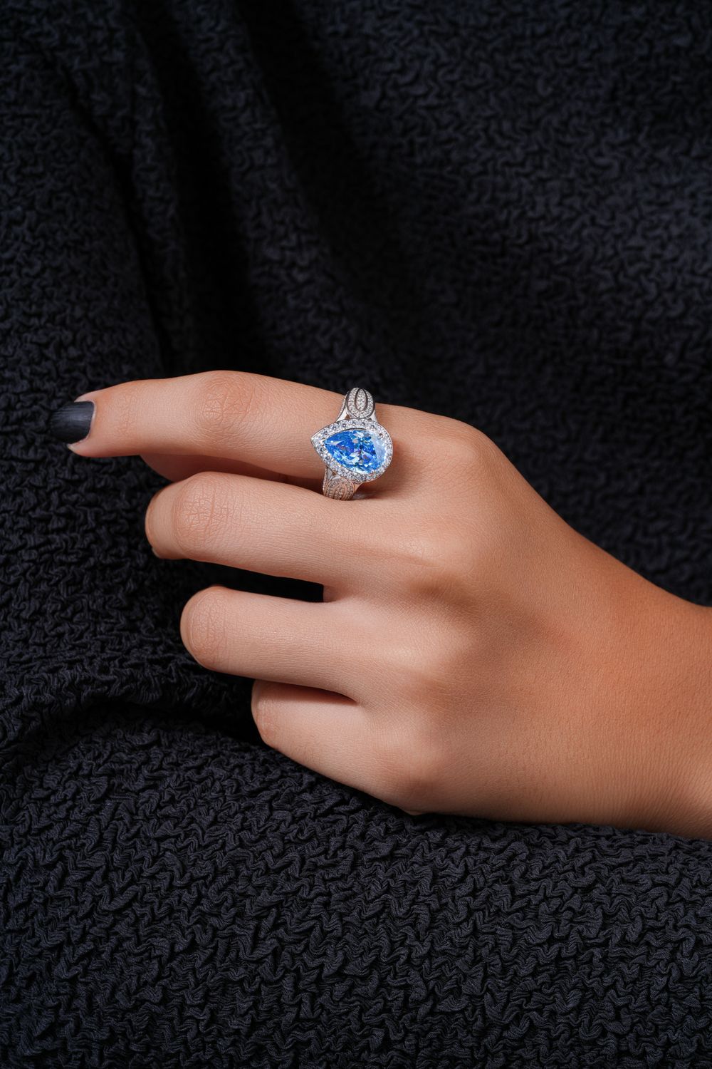Blue Sapphire Gemstone Ring
